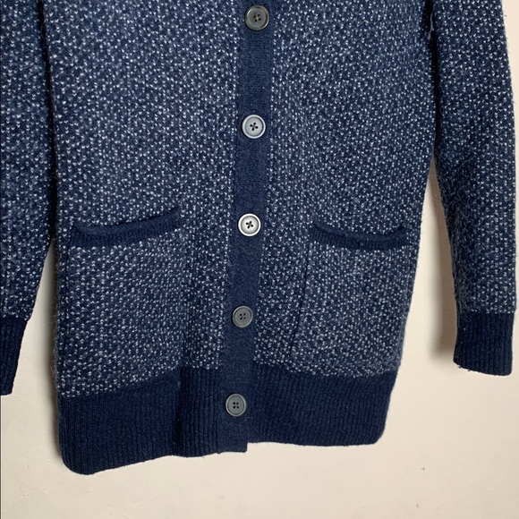 Madewell Bird's Eye Maysfield Cardigan Sweater in Coziest Yarn Size Small - Picture 5 of 8
